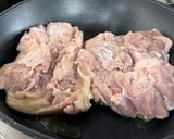 ステーキソースで味付　鶏モモの照り焼き　作り方2写真