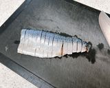 しめ鯖とガリとディルのオリーブオイル和え作り方1写真