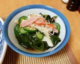 胡瓜とワカメの酢の物作り方5写真