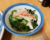胡瓜とワカメの酢の物作り方5写真