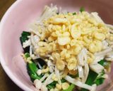 ほうれん草のたぬきおひたし作り方3写真