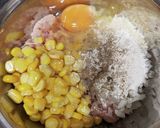 気分上々♡コーン入りチキンバーグ作り方2写真