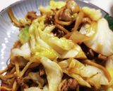 どんどん入れてく！目玉焼き乗っけ焼きそば作り方18写真