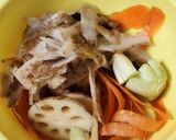 節約&SDG♪野菜の皮入り団子の具沢山汁作り方9写真