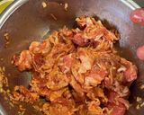 韓国風、豚肉の辛醤油炒め作り方5写真