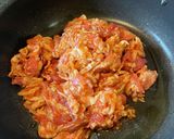 韓国風、豚肉の辛醤油炒め作り方6写真
