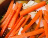 鍋の素MIX●豚こまぎれ肉の豚玉うどん鍋作り方1写真