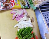 パクチー盛り焼きビーフンで簡単Lunch作り方1写真