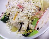 ②和ﾊﾟｽﾀ鶏大根と子持ｸﾗｹﾞ柚子胡椒作り方6写真