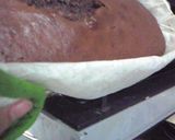 牛乳パックで作るチョコレートケーキ作り方3写真