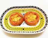 型抜き後の人参たまチー詰め焼き作り方10写真