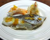 柚子たっぷり 鱈と海老の塩麹漬けソテー作り方9写真