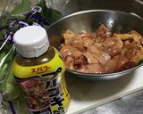 エバラプルコギのたれで作る鳥肉炒め作り方1写真