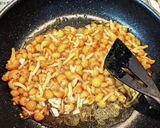 ナメコとオクラのピリ辛にんにくパスタ作り方3写真