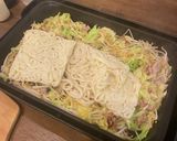 ホットプレートで広島風お好みうどん作り方2写真