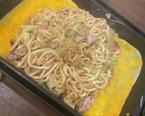 ホットプレートで広島風お好みうどん作り方4写真