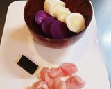 ねっとりホクホク紫芋の味噌汁作り方1写真