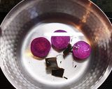 ねっとりホクホク紫芋の味噌汁作り方2写真