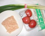 温かいトマト素麺♪イライラ怒りに簡単薬膳作り方1写真