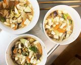 肉無豆腐簡単コク旨ウスター照り味野菜炒め作り方16写真