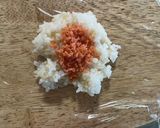 玄米入りおにぎり　しゃけ　梅干し作り方5写真