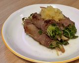 簡単ヘルシーりんごとかいわれの牛肉巻き作り方5写真