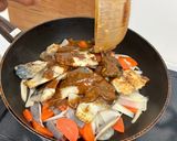 カット野菜と鯖のごまみそ風味作り方8写真