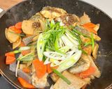 カット野菜と鯖のごまみそ風味作り方9写真
