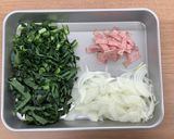 【大崎市】ヘルシーおからキッシュ【給食】作り方1写真
