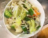 肉無チクワきな粉オイごま味野菜炒め作り方13写真