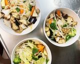 肉無チクワきな粉オイごま味野菜炒め作り方14写真