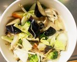 肉無チクワきな粉オイごま味野菜炒め作り方15写真
