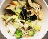 肉無チクワきな粉オイごま味野菜炒め作り方16写真
