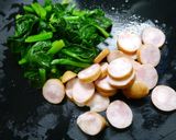 簡単！シャウエッセンほうれん草のカレー味作り方3写真