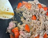 牛肉のトマトバジル炒め作り方8写真