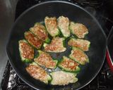 ピーマンの生姜肉詰め♪胃腸を元気簡単薬膳作り方8写真
