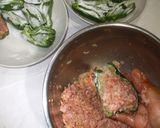 ピーマンの生姜肉詰め♪胃腸を元気簡単薬膳作り方5写真