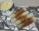 トースターで簡単5分♡チーズマヨちくわ作り方1写真