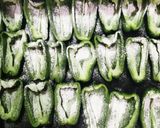 娘考案!豆腐ハンバーグでピーマンの肉詰め作り方8写真