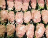 娘考案!豆腐ハンバーグでピーマンの肉詰め作り方10写真