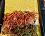 オムそばサンド（焼きそばリメイク）作り方5写真