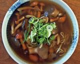 ぽかぽか餡かけきのこ蕎麦作り方4写真
