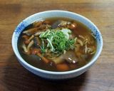 ぽかぽか餡かけきのこ蕎麦作り方5写真