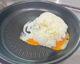 白菜漬けとピリ辛納豆チャーハン作り方3写真