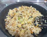白菜漬けとピリ辛納豆チャーハン作り方6写真