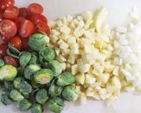 野菜たっぷり♡芽キャベツのミネストローネ作り方1写真