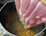 豚と水菜の梅煮作り方4写真