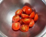 ミニトマトとツナの旨和え作り方1写真