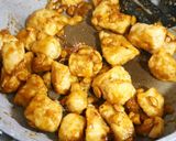鶏むね1枚☆コリコリ味噌ピーチキン作り方6写真