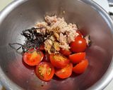 ミニトマトとツナの旨和え作り方2写真